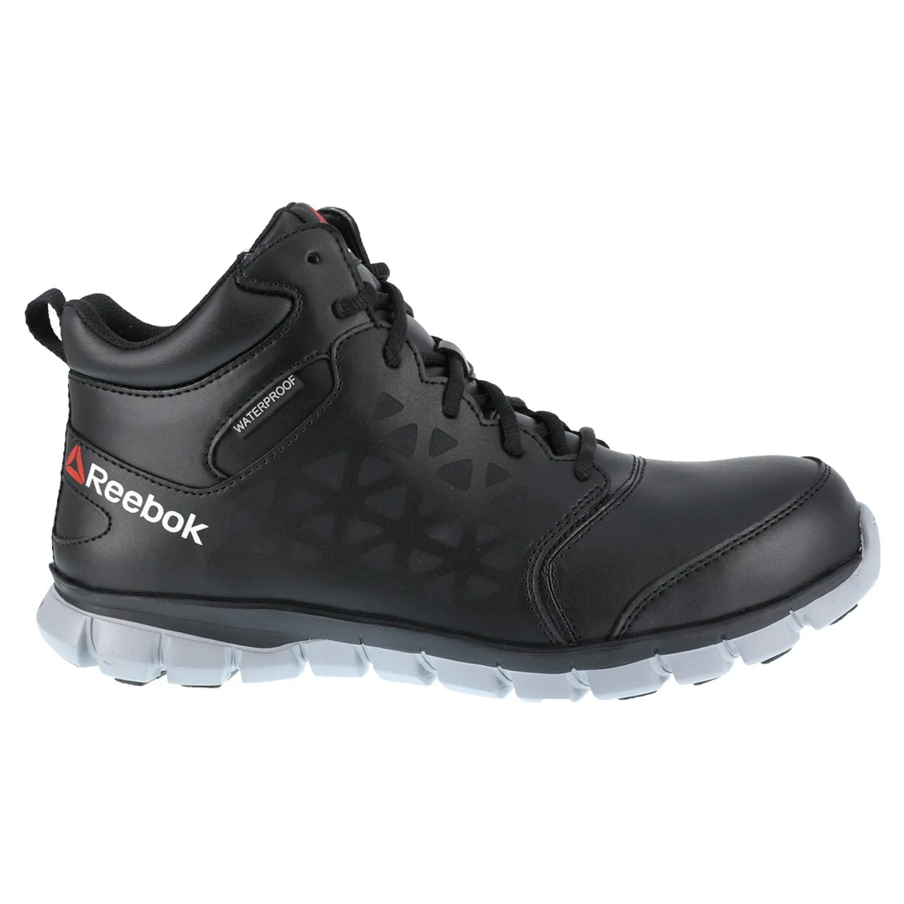 Reebok Men's Sublite Cushion Mid-Cut Work Boot - Black / Grey