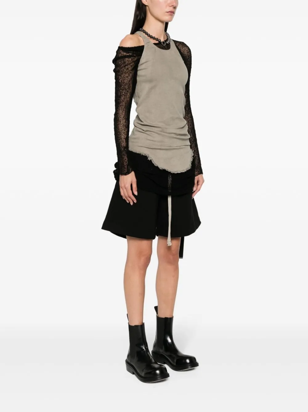 Rick Owens Drkshdw    Rick Owens Drkshdw Denim Sleeveless Top