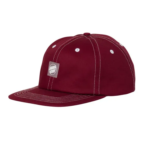 Santa Cruz Skateboards Hat Travelers Opus Snapback Burgundy