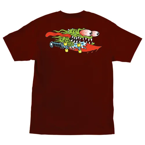 Santa Cruz Skateboards Shirt Meek Slasher Burgundy