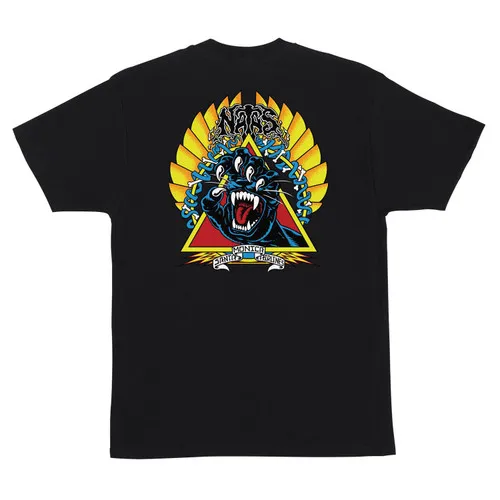 Santa Cruz Skateboards Shirt Natas Screaming Panther Black