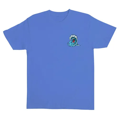 Santa Cruz Skateboards Shirt Screaming Wave Ultramarine