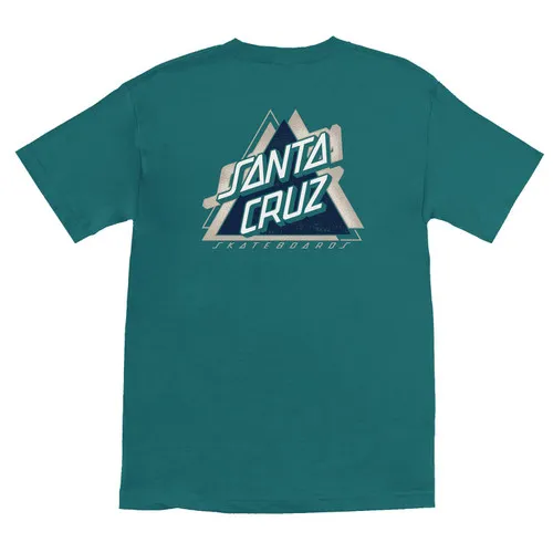 Santa Cruz Skateboards Shirt Split Not A Dot Teal