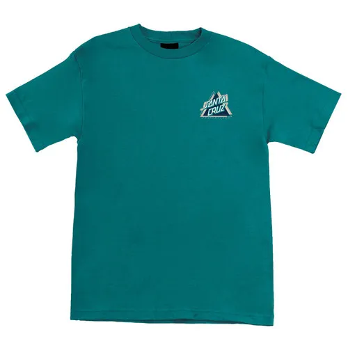 Santa Cruz Skateboards Shirt Split Not A Dot Teal