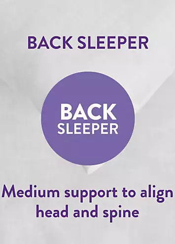 Slumberdown Cosy Hugs Medium Support Pack of 4 Pillows | Kaleidoscope