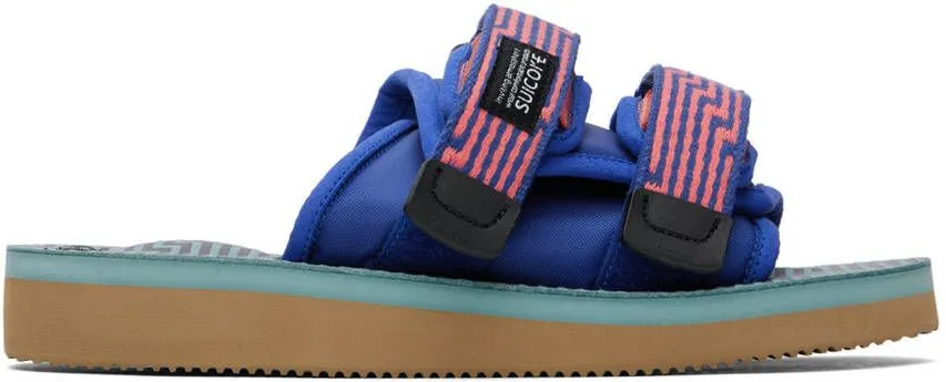 Suicoke Blue & Orange MOTO-JC01 Sandals