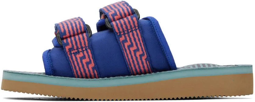 Suicoke Blue & Orange MOTO-JC01 Sandals