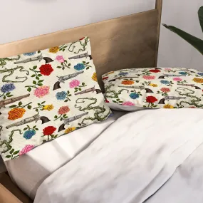 Sweet Guns & Roses Pillow Shams (DS) DD