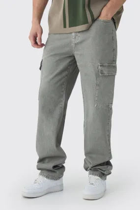 Tall Overdye Relaxed Fit Cargo Jeans