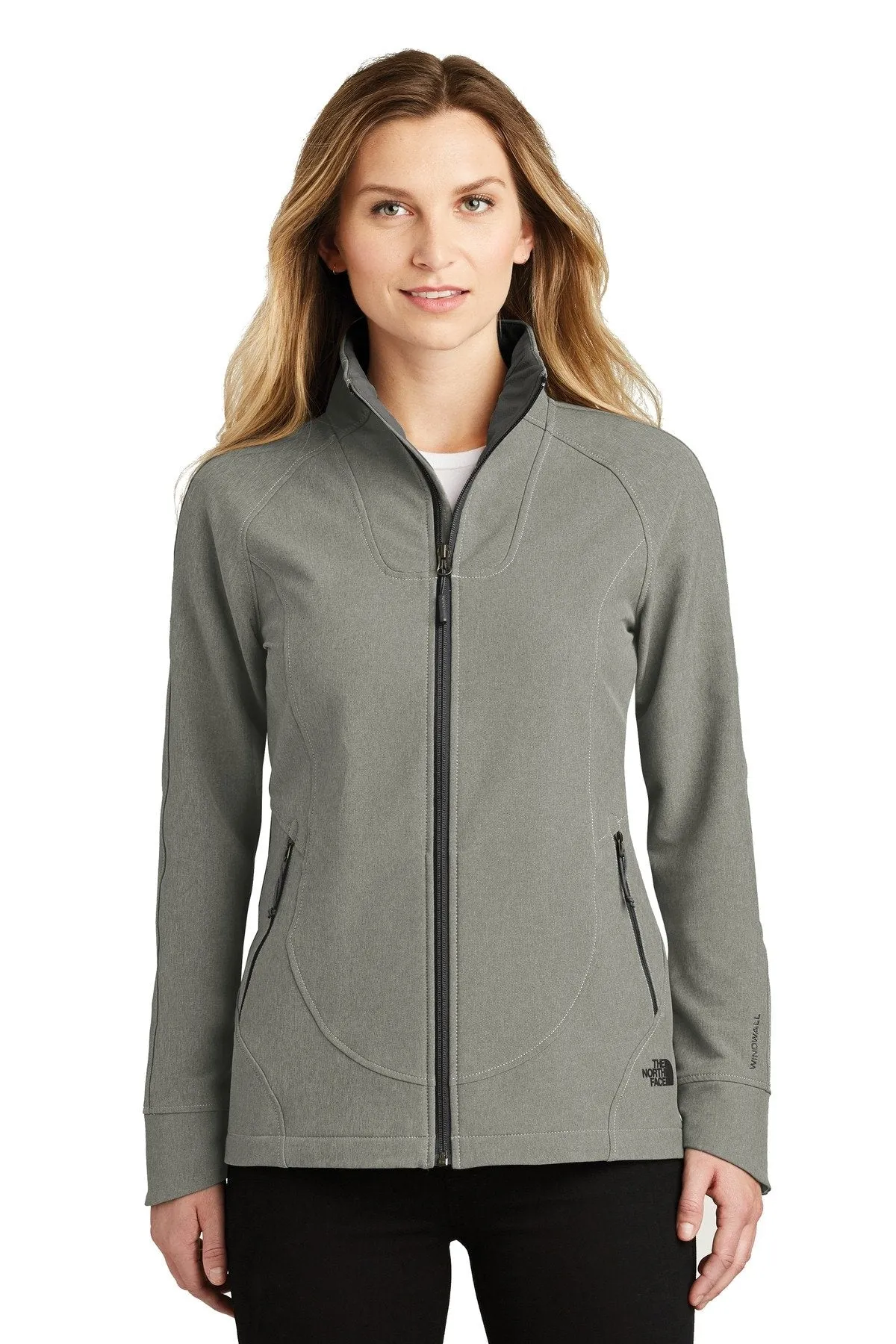 The North Face Ladies Tech Stretch Soft Shell Jacket NF0A3LGW TNF Medium Grey Heather