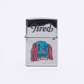 Tired Skateboards - Clown Zippo Lighter (Chrome)