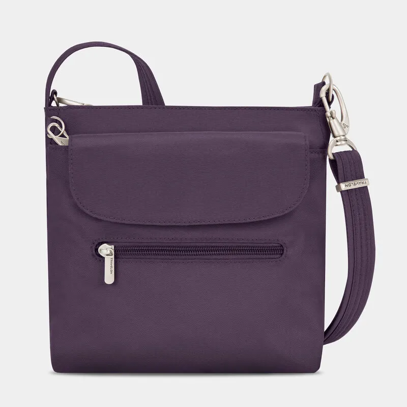 Travelon Anti-Theft Classic Mini Shoulder Bag - Purple