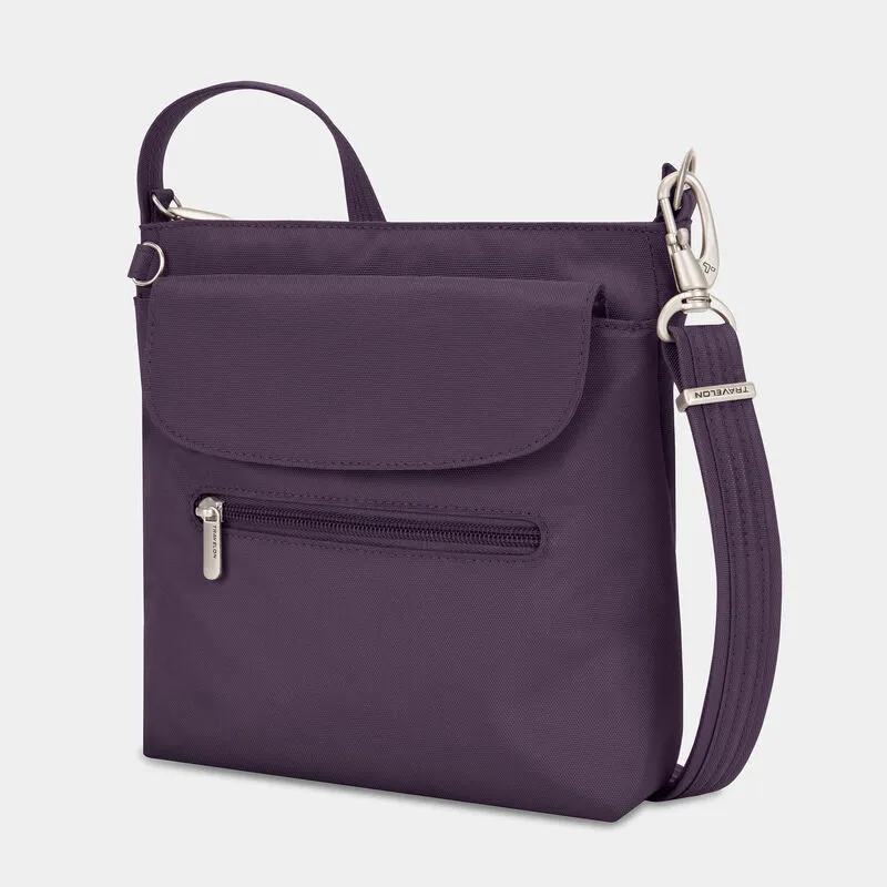 Travelon Anti-Theft Classic Mini Shoulder Bag - Purple