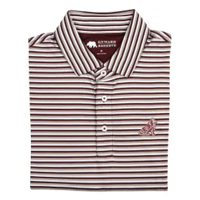 Triple Stripe Reveille Performance Polo