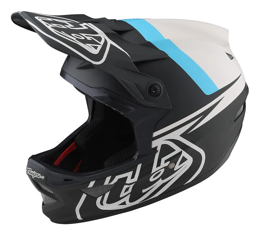 Troy Lee Designs D3 Fiberlite Full Face Helmet - Slant - Green