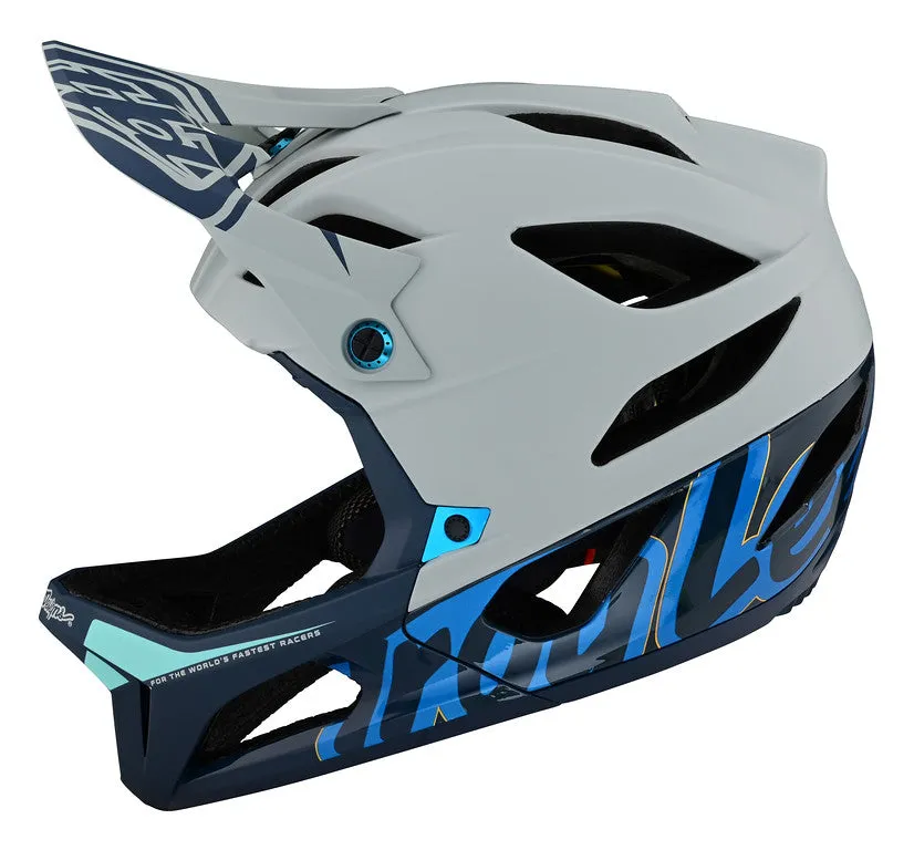 Troy Lee Designs Stage Full Face Helmet - MIPS - Signature - Blue - 2023