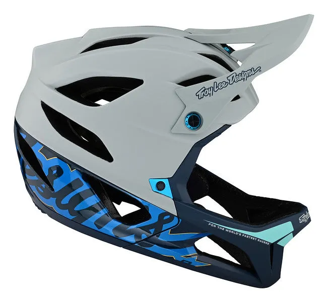 Troy Lee Designs Stage Full Face Helmet - MIPS - Signature - Blue - 2023