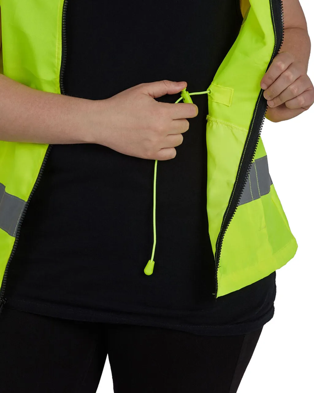 Utility Pro Class 2 Hi Vis Yellow Adjustable Ladies Vest with Teflon Protector UHV662