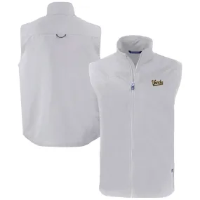 Vanderbilt Commodores  Cutter & Buck Gray Cutter & Buck Charter Eco Recycled Mens Full-Zip Vest