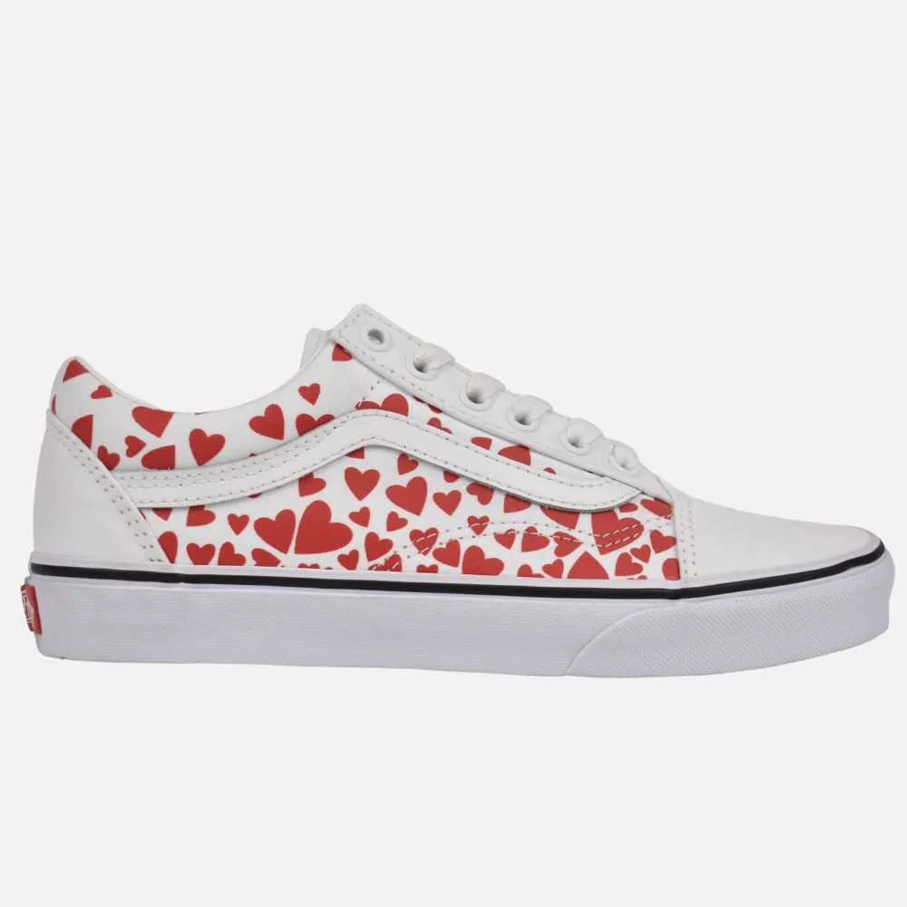 Vans Old Skool 'Valentines Hearts' White