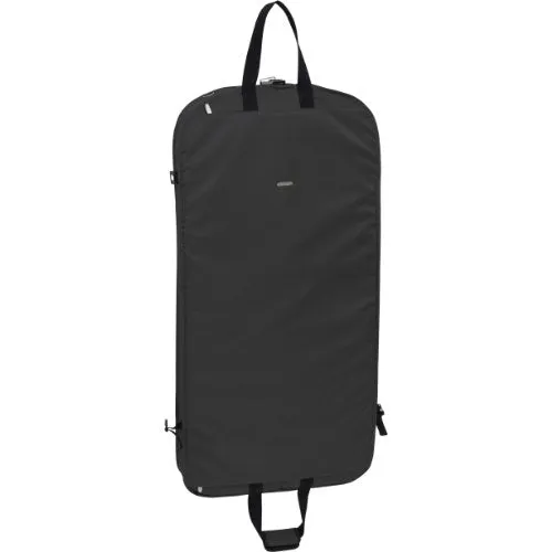 Wallybags 45-Inch Extra Large, Carry-On Garment Bag With Two Pockets And Shoulder Strap