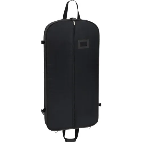 Wallybags 45-Inch Extra Large, Carry-On Garment Bag With Two Pockets And Shoulder Strap