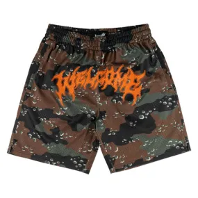 Welcome Skateboards Shorts Barb Mesh Timber