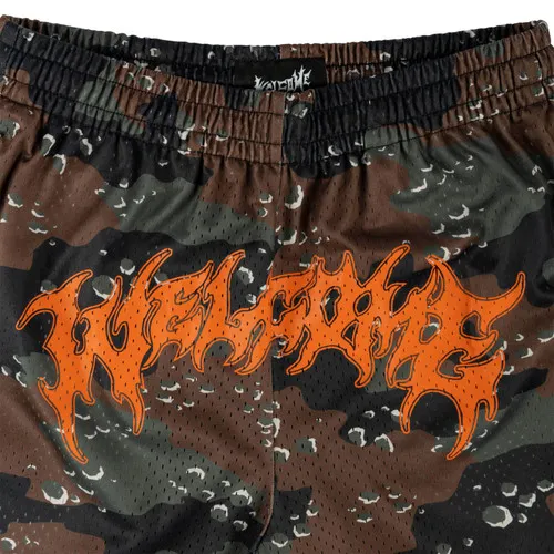 Welcome Skateboards Shorts Barb Mesh Timber