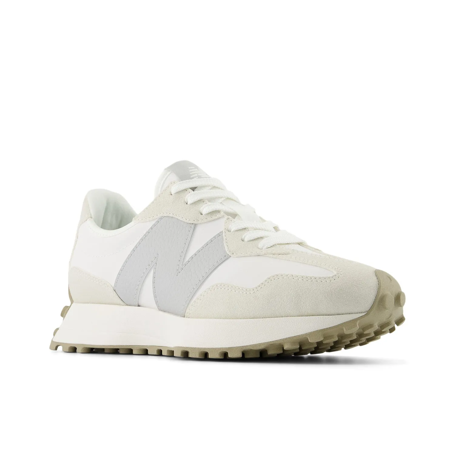 Women's New Balance 327 Color: Sea Salt/ Brighton Grey