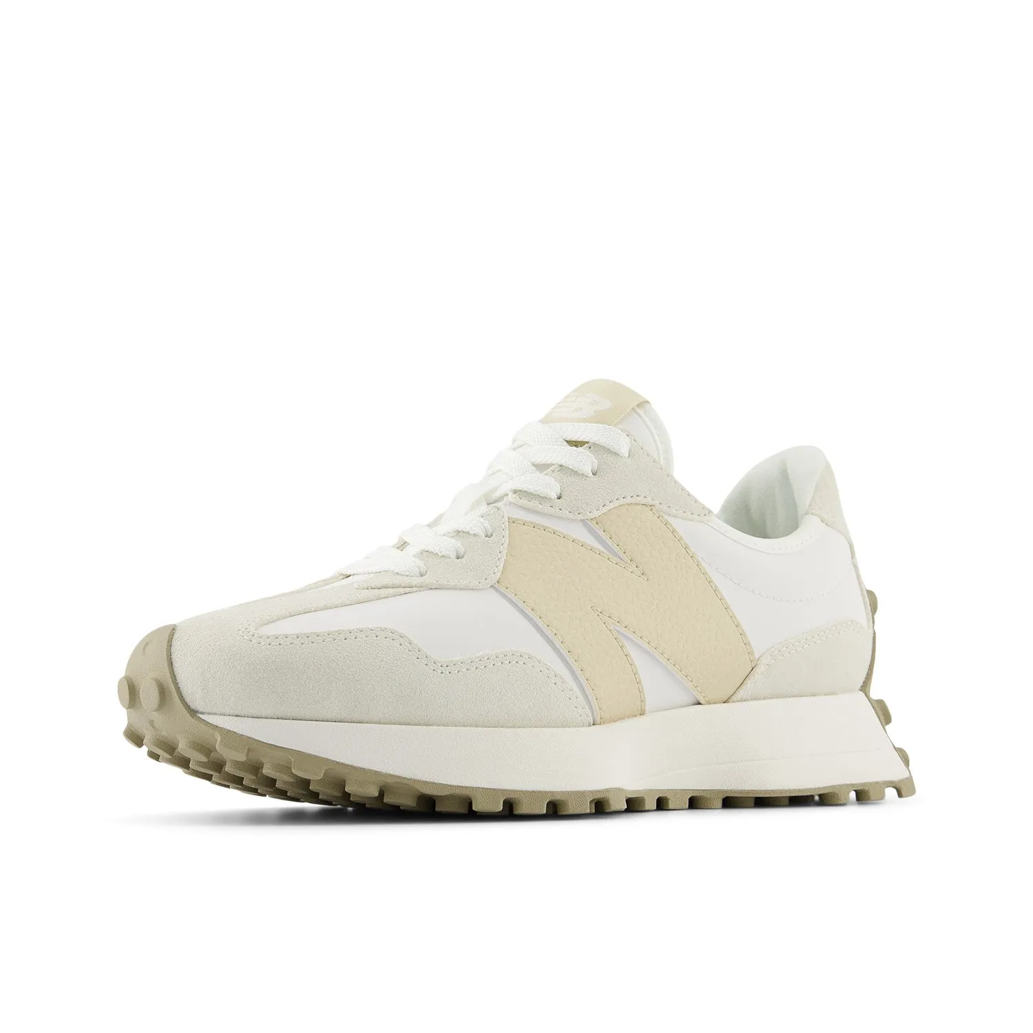 Women's New Balance 327 Color: Sea Salt/Sandstone