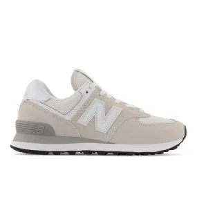 Women's New Balance 574 Core Color: Nimbus cloud with white