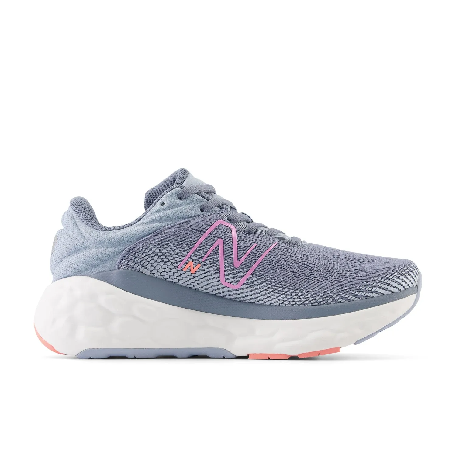 Women's New Balance Fresh Foam X 840v1 Color: Arctic Grey with Raspberry (REGULAR, WIDE & X-WIDE WIDTH)