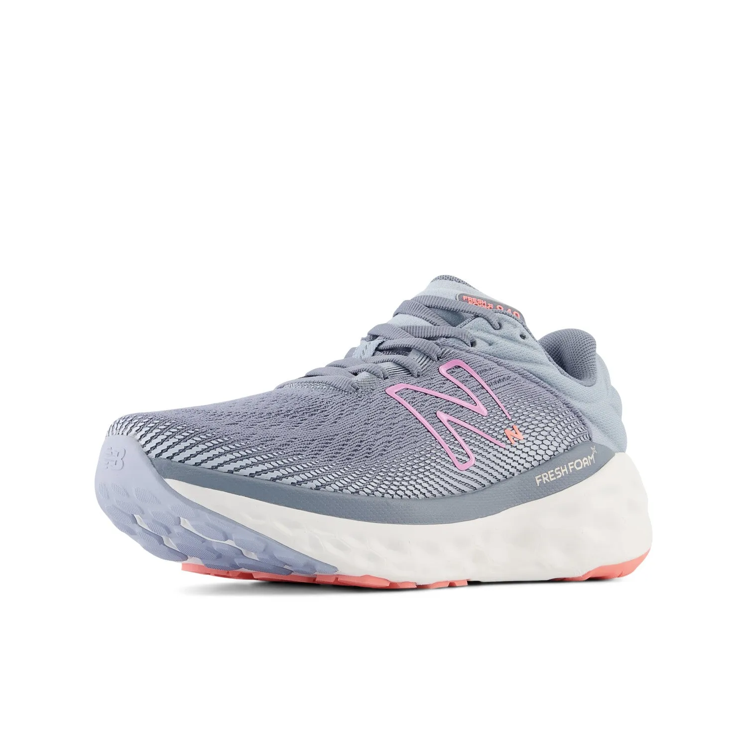 Women's New Balance Fresh Foam X 840v1 Color: Arctic Grey with Raspberry (REGULAR, WIDE & X-WIDE WIDTH)