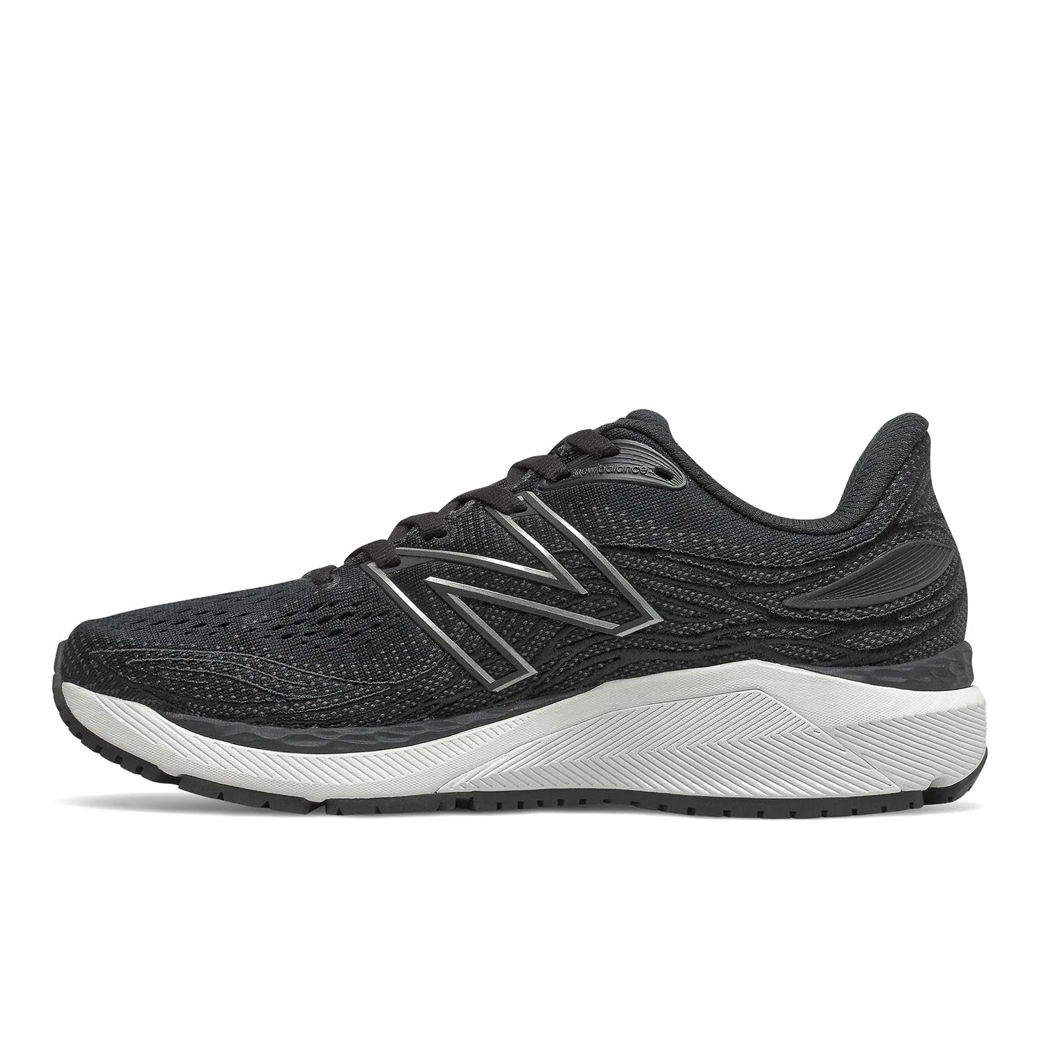 Women's New Balance Fresh Foam X 860v12 Color: Black with White (REGULAR & WIDE WIDTH)