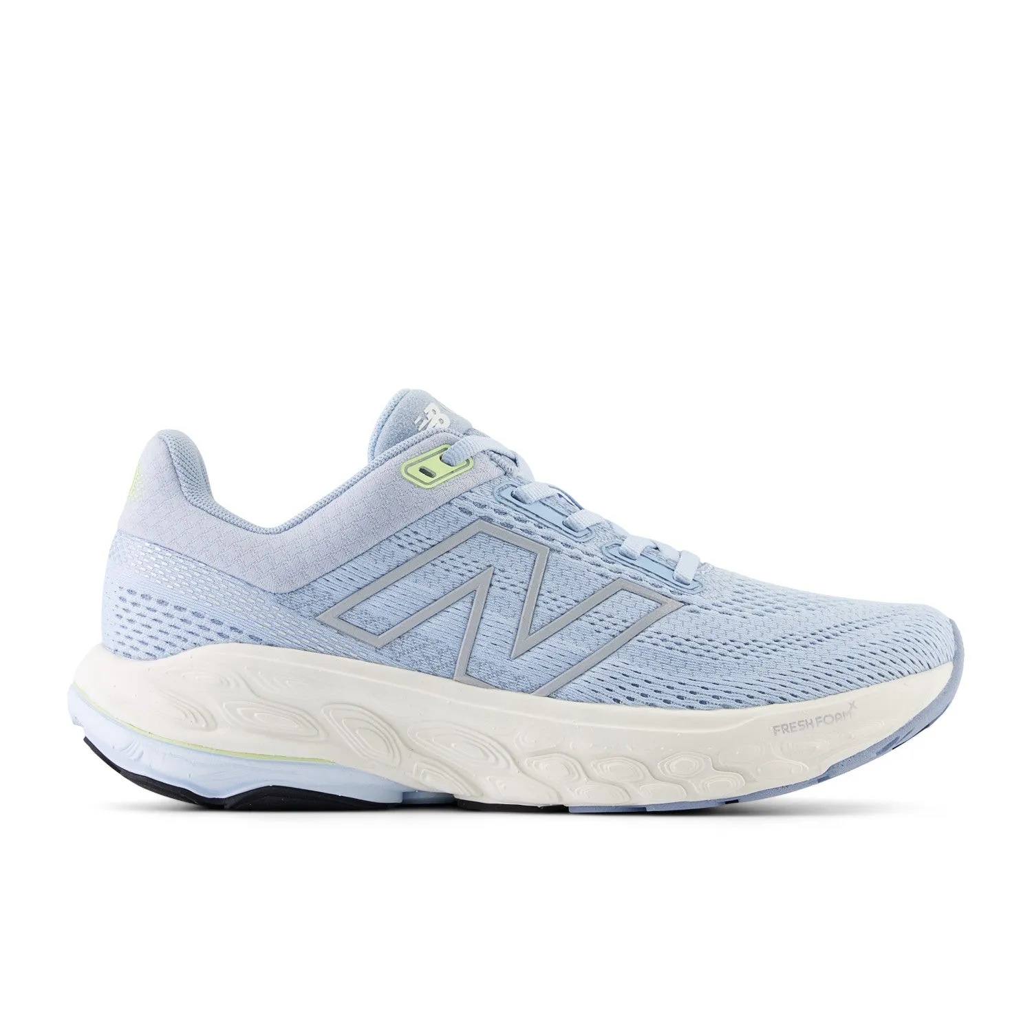 Women's New Balance Fresh Foam X 860v14 Color: Light Chrome Blue with Limelight (REGULAR, WIDE, & X-WIDE WIDTH)