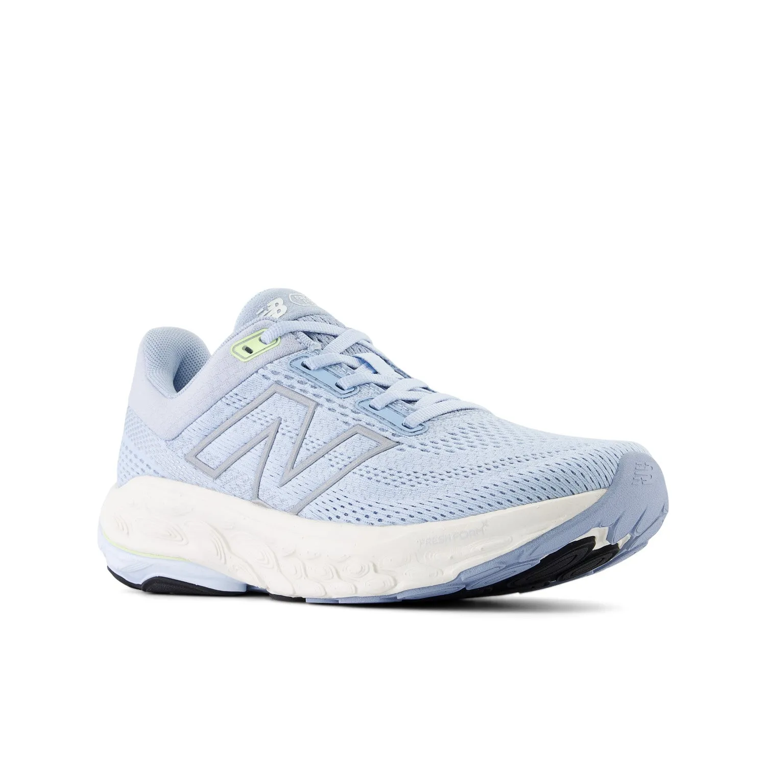 Women's New Balance Fresh Foam X 860v14 Color: Light Chrome Blue with Limelight (REGULAR, WIDE, & X-WIDE WIDTH)