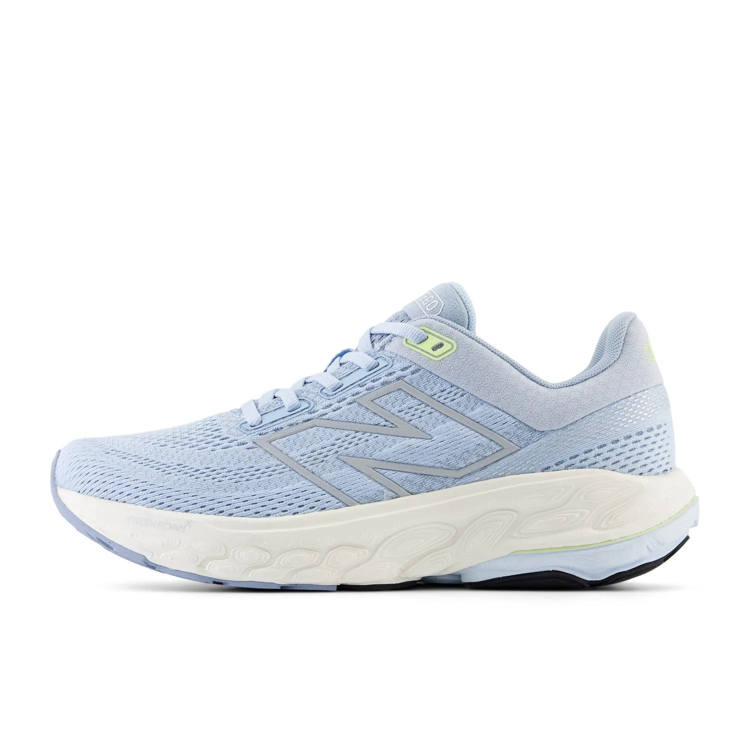 Women's New Balance Fresh Foam X 860v14 Color: Light Chrome Blue with Limelight (REGULAR, WIDE, & X-WIDE WIDTH)