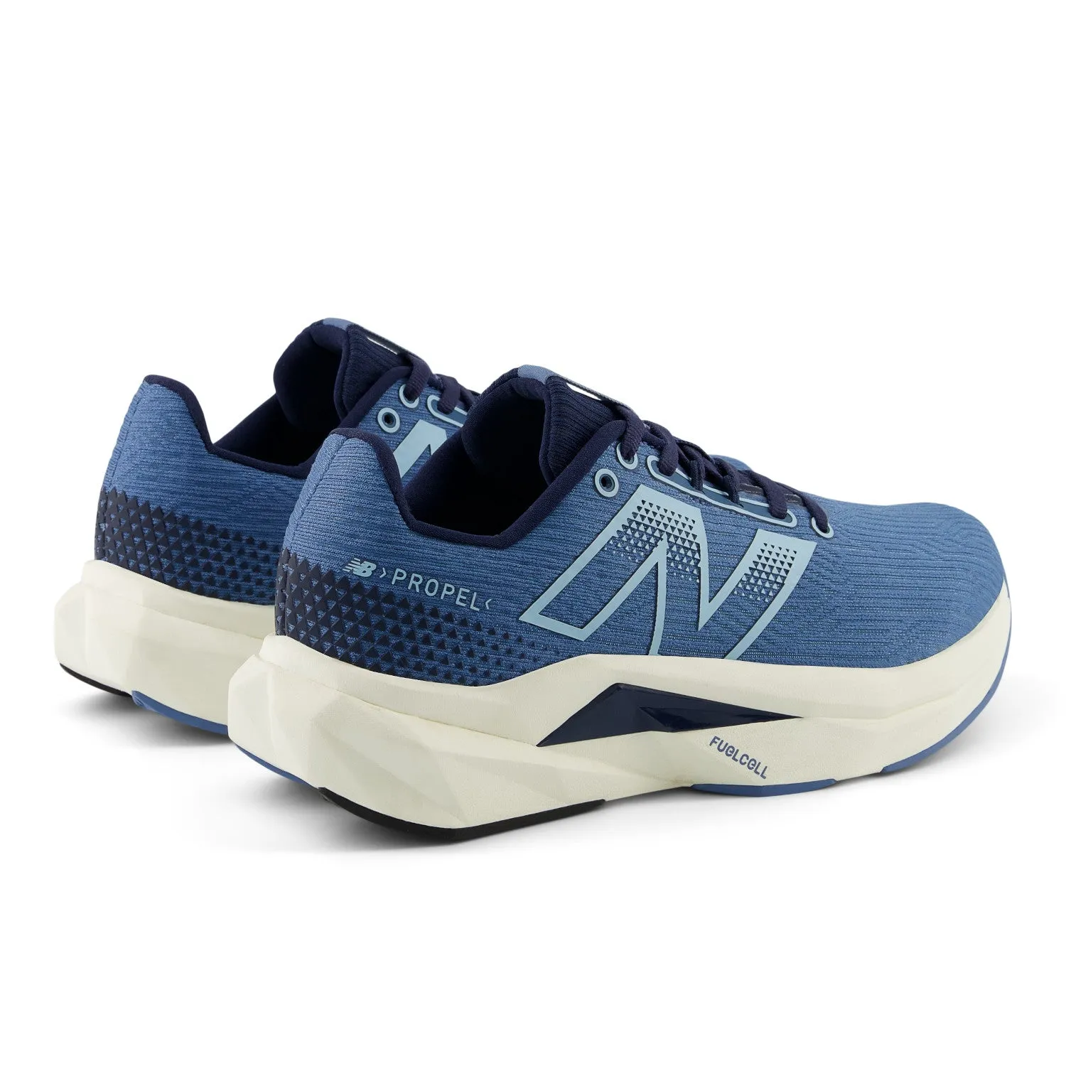 Women's New Balance FuelCell Propel v5 Color: Heron Blue/Navy