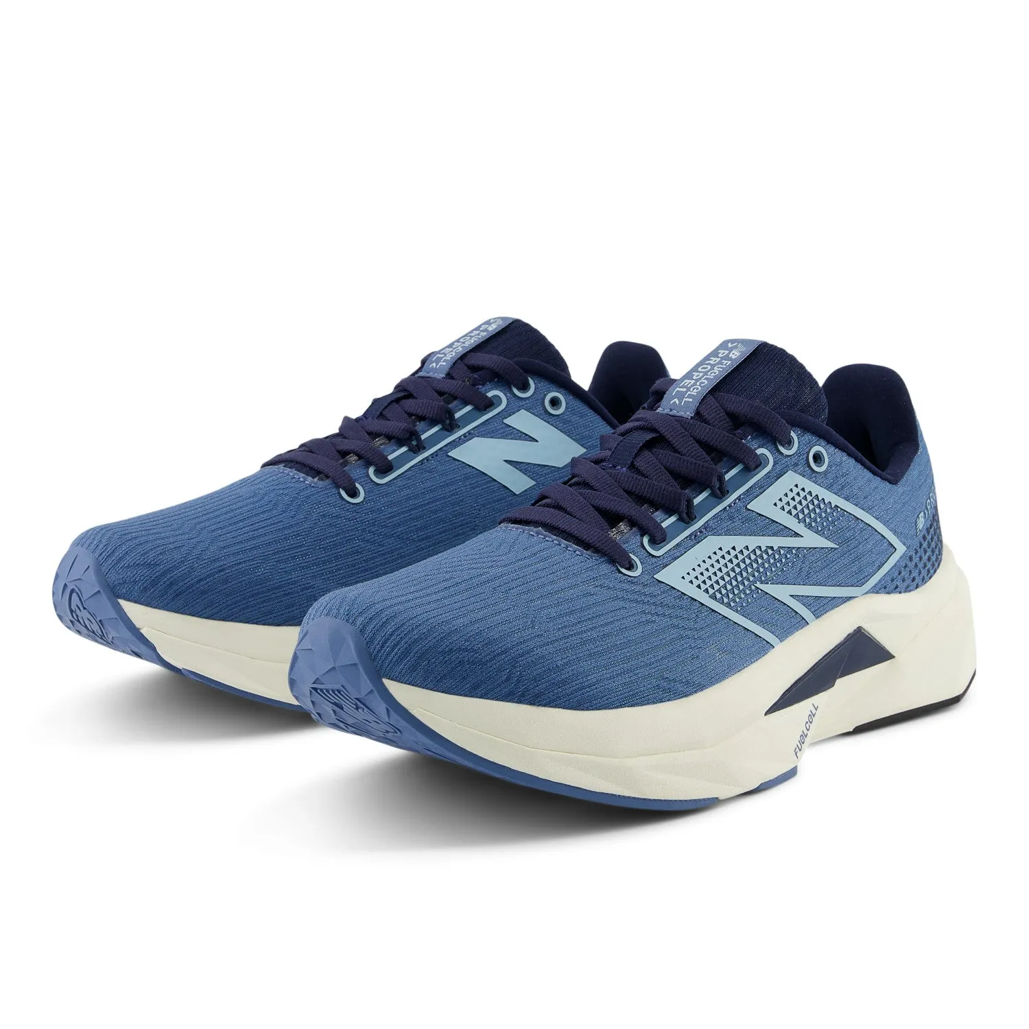 Women's New Balance FuelCell Propel v5 Color: Heron Blue/Navy