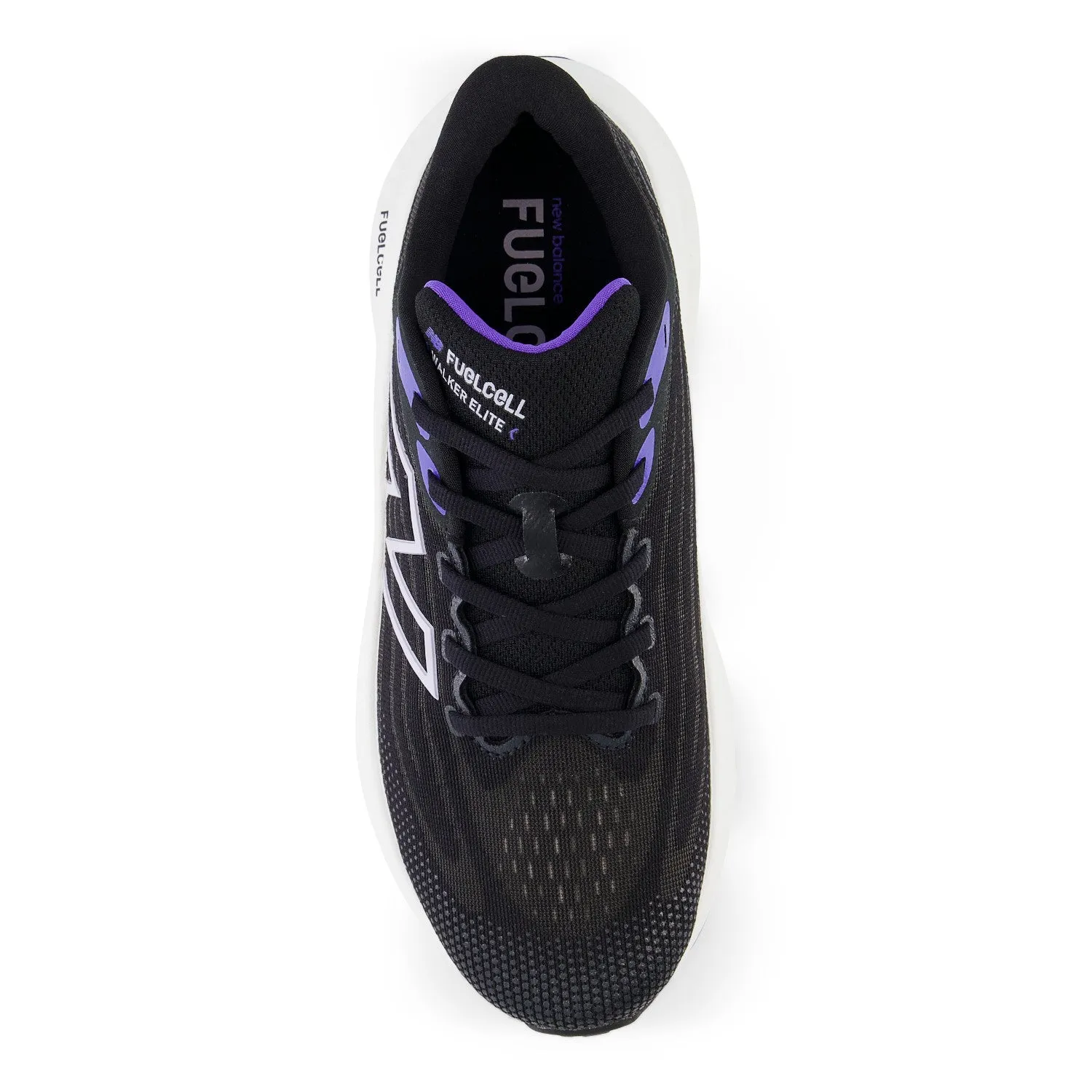 Women's New Balance FuelCell Walker Elite Color: Black Electric Indigo with Grey Violet